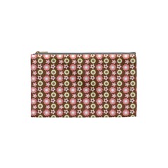 Cute Floral Pattern Cosmetic Bag (small) by GardenOfOphir