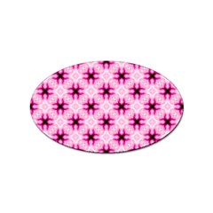 Cute Pretty Elegant Pattern Sticker (oval) by GardenOfOphir