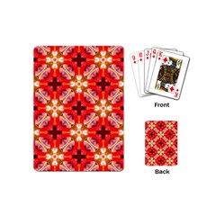 Cute Pretty Elegant Pattern Playing Cards (mini) by GardenOfOphir