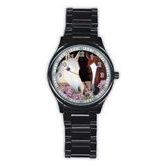 Friends Forever Sport Metal Watch (black) by JulianneOsoske