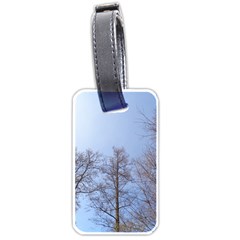 Large Trees In Sky Luggage Tag (one Side) by yoursparklingshop