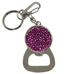 Cheetah Bling Abstract Pattern  Bottle Opener Key Chain by OCDesignss