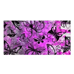 Butterfly Graffiti Satin Shawl by ArtistRoseanneJones