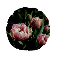 Tulips Standard 15  Premium Flano Round Cushion  by anstey