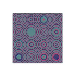 Concentric Circles Pattern Satin Bandana Scarf by LalyLauraFLM