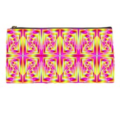 Pink And Yellow Rave Pattern Pencil Cases by KirstenStar