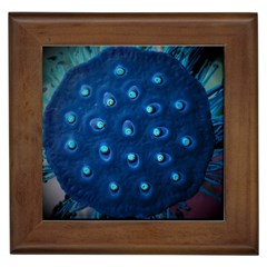 Blue Plant Framed Tiles by InsanityExpressedSuperStore