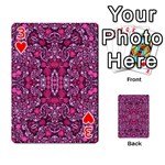 Crazy Beautiful Abstract  Playing Cards 54 Designs  Front - Heart3