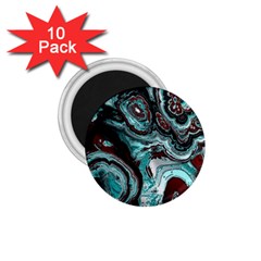 Fractal Marbled 05 1 75  Magnets (10 Pack)  by ImpressiveMoments