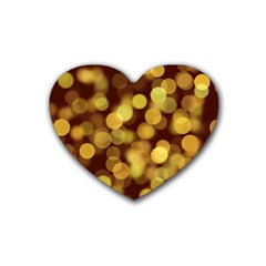 Modern Bokeh 9 Heart Coaster (4 Pack)  by ImpressiveMoments