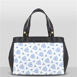 Sweet Doodle Pattern Blue Office Handbags Front