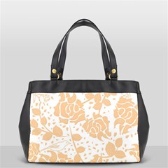 Floral Wallpaper Peach Office Handbags by ImpressiveMoments