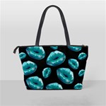 Turquoise Sassy Lips  Shoulder Handbags Back