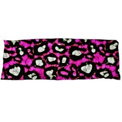 Pink Black Cheetah Abstract  Body Pillow Cases (dakimakura)  by OCDesignss