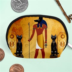 Anubis, Ancient Egyptian God Of The Dead Rituals  Accessory Pouches (medium)  by FantasyWorld7