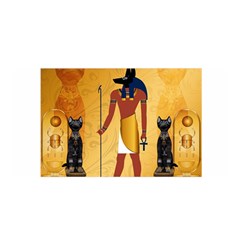 Anubis, Ancient Egyptian God Of The Dead Rituals  Satin Wrap by FantasyWorld7