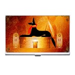 Anubis, Ancient Egyptian God Of The Dead Rituals  Business Card Holders Front