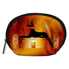 Anubis, Ancient Egyptian God Of The Dead Rituals  Accessory Pouches (medium)  by FantasyWorld7