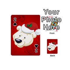 Funny Polar Bear Playing Cards 54 (mini)  by FantasyWorld7