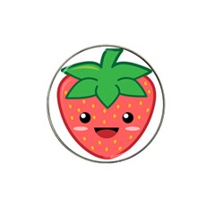 Kawaii Strawberry Hat Clip Ball Marker by KawaiiKawaii