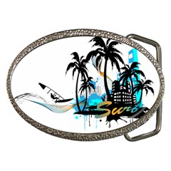 Surfing Belt Buckles by EnjoymentArt