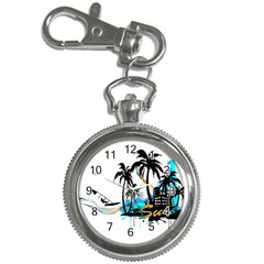 Surfing Key Chain Watches by EnjoymentArt