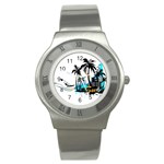 Surfing Stainless Steel Watches Front