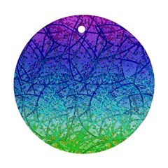 Grunge Art Abstract G57 Ornament (round) by MedusArt