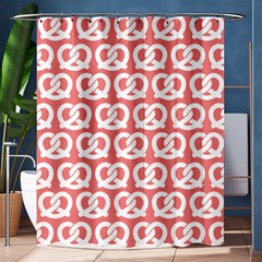 Chic Pretzel Illustrations Pattern Shower Curtain 60  X 72  (medium)  by GardenOfOphir