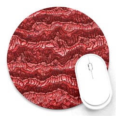 Alien Skin Red Round Mousepads by ImpressiveMoments