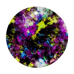 Colour Splash G264 Round Ornament (two Sides)  by MedusArt