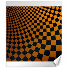 Abstract Square Checkers  Canvas 20  X 24   by OZMedia