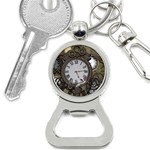 Steampunk, Awesome Clocks With Gears, Can You See The Cute Gescko Bottle Opener Key Chains Front