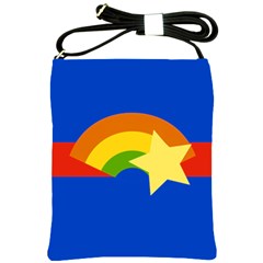 Rainbow Shoulder Sling Bag by Ellador