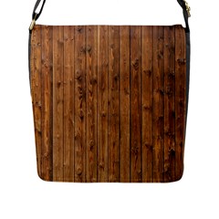 Knotty Wood Flap Messenger Bag (l)  by trendistuff