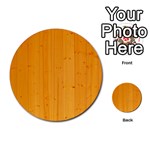 HONEY MAPLE Multi-purpose Cards (Round)  Front 3