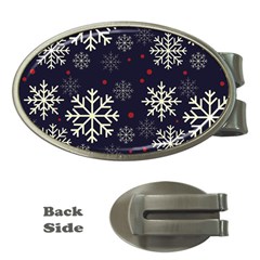 Snowflake Money Clips (oval)  by Kathrinlegg