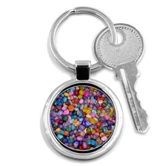 Colored Pebbles Key Chains (round)  by trendistuff