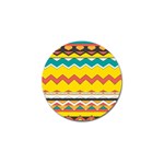 Zig zag Golf Ball Marker (4 pack) Front