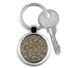 Camo Woodland Faded Key Chains (round)  by trendistuff