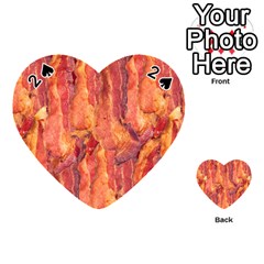 Bacon Playing Cards 54 (heart)  by trendistuff