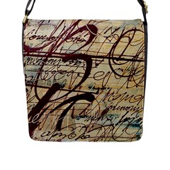 Abstract 2 Flap Messenger Bag (l)  by trendistuff