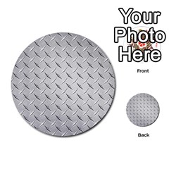 Diamond Plate Multi-purpose Cards (round)  by trendistuff