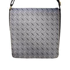 Diamond Plate Flap Messenger Bag (l)  by trendistuff