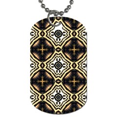 Faux Animal Print Pattern Dog Tag (one Side) by GardenOfOphir