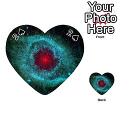 Helix Nebula Playing Cards 54 (heart)  by trendistuff