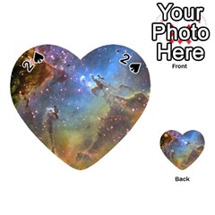 Eagle Nebula Playing Cards 54 (heart)  by trendistuff