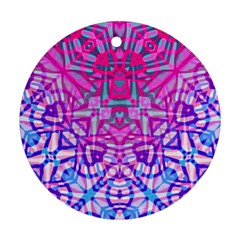 Ethnic Tribal Pattern G327 Ornament (round)  by MedusArt