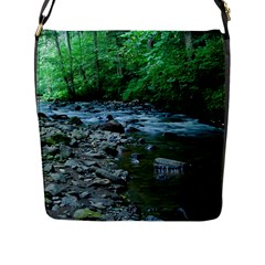 Rocky Stream Flap Messenger Bag (l)  by trendistuff