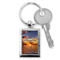 Tahitian Sunset Key Chains (rectangle)  by trendistuff